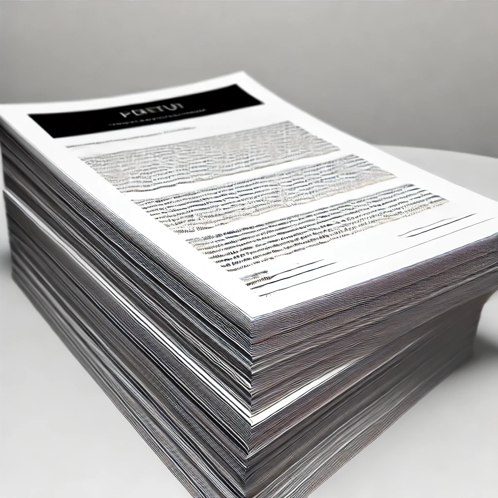 High-Quality Document Printing Legal B&W